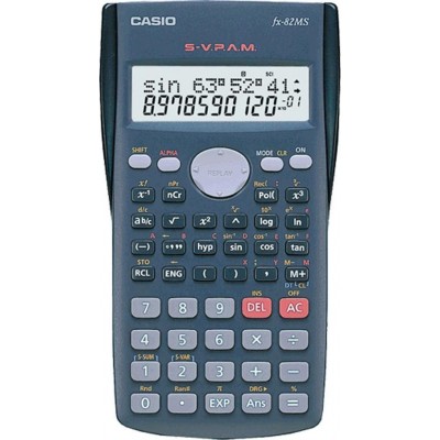 Casio Αριθμομηχανή Επιστημονική FX-82MS 12 Ψηφίων σε Μπλε Χρώμα