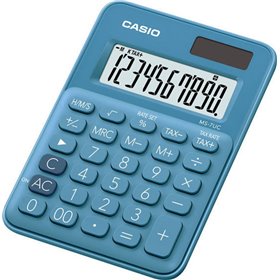 Casio Αριθμομηχανή Λογιστική MS-7UC 10 Ψηφίων σε Γαλάζιο ΧρώμαΚωδικός: MS-7UC-BU 