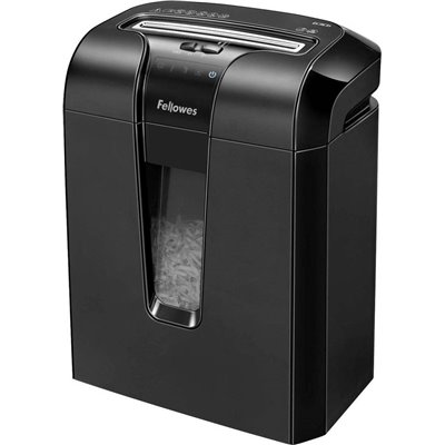 Fellowes Καταστροφέας Εγγράφων Powershred 63Cb Cross Cut 10 Φύλλων με Κάδο 19lt