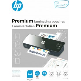 HP 9122 Premium Φύλλα Πλαστικοποίησης με Τρύπες Αρχειοθέτησης για Α4 125mic 25τμχ