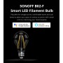 Sonoff Smart Λάμπα LED για Ντουί E27 και Σχήμα A60 Ρυθμιζόμενο Λευκό 806lm DimmableΚωδικός: B02-F-A60 