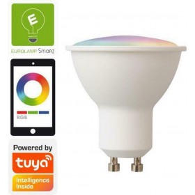 Eurolamp Smart Λάμπα LED για Ντουί GU10 RGBW 470lm DimmableΚωδικός: 147-77903 