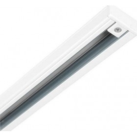 Eurolamp Ράγα Φωτιστικών από Αλουμίνιο 2 Καλωδίων 2m Λευκή για Σποτ σε Λευκό Χρώμα 145-55132 Eurolamp Ράγα Φωτιστικών από Αλουμίνιο 2 Καλωδίων 2m Λευκή για Σποτ σε Λευκό Χρώμα 145-55132