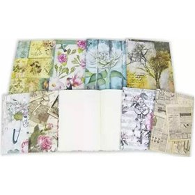 Skag Σημειωματάριο με Λευκές Σελίδες 96 Φύλλα Α4 Vintage (Διάφορα Σχέδια/Χρώματα)