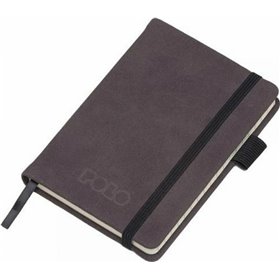 Polo Σημειωματάριο Suet Ριγέ με Λάστιχο και Θήκη για Στυλό 96 Φύλλα A5 Large