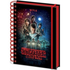 Diana Σημειωματάριο Stranger Things One Sheet Σπιράλ Ριγέ με Λάστιχο A5 Diana Σημειωματάριο Stranger Things One Sheet Σπιράλ Ριγέ με Λάστιχο A5