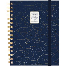 Legami Milano Σημειωματάριο Σπιράλ Ριγέ 100 Φύλλα A5 Never Stop Looking Up