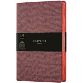 Castelli Σημειωματάριο Harris Ριγέ με Λάστιχο A6 Maple 13x21cm Castelli Σημειωματάριο Harris Ριγέ με Λάστιχο A6 Maple 13x21cm