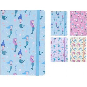 Cervantes Σημειωματάριο Ριγέ με Λάστιχο A5 12τμχ (Διάφορα Σχέδια/Χρώματα) Cervantes Σημειωματάριο Ριγέ με Λάστιχο A5 12τμχ (Διάφορα Σχέδια/Χρώματα)