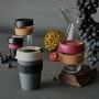 Keep Cup Brew Cork Κούπα Γυάλινη με Καπάκι Black 340ml