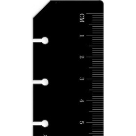 Filofax Σελιδοδείκτης Απλός A5 Black Ruler Filofax Σελιδοδείκτης Απλός A5 Black Ruler