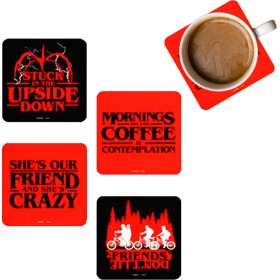 Pyramid International Stranger Things Σουβέρ Πλαστικό Πολύχρωμο 4τμχΚωδικός: CSP0025 