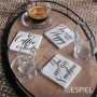 Espiel Coffee Σουβέρ Κεραμικό Λευκό 9.5x9.5cm 6τμχΚωδικός: NIK315 