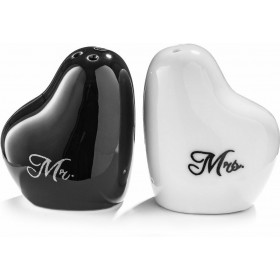 Mr &amp Mrs Σετ Αλατοπίπερο Κεραμικό 2τμχ