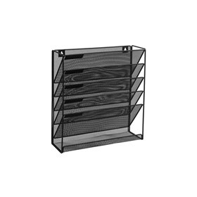 Osco Θήκη Περιοδικών Αρχείου Μεταλλική σε Μαύρο χρώμα 32x10x40cm Osco Θήκη Περιοδικών Αρχείου Μεταλλική σε Μαύρο χρώμα 32x10x40cm