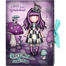 Santoro Σετ Φάκελοι Προσκλητηρίων 8τμχ σε Πολύχρωμο Χρώμα Gorjuss A Little More Tea 1094GJ02