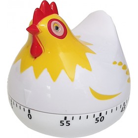 Αναλογικό Χρονόμετρο Κουζίνας Κοτούλα Αντίστροφης ΜέτρησηςΚωδικός: 05001CHC50WL 