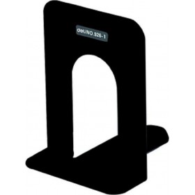 Βιβλιοστάτης από Μέταλλο σε Μαύρο χρώμα 15.7 x 12.8 x 16.5cm 2τμχ