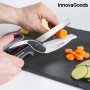 InnovaGoods Ψαλίδι για Κοπή Σαλάτας από Ανοξείδωτο Ατσάλι 25cm Μαύρο