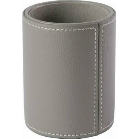 Μολυβοθήκη Γκρι από Δερματίνη