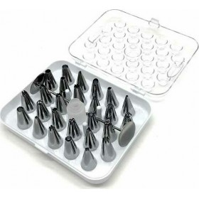 Homestyle Μύτη για Κορνέ Ζαχαροπλαστικής από Μέταλλο 73537529 27τμχ Homestyle Μύτη για Κορνέ Ζαχαροπλαστικής από Μέταλλο 73537529 27τμχ