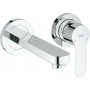 Grohe Bauedge 20474000 Σετ Μίκτης &amp Στόμιο Εντοιχισμού Νιπτήρα 1 Εξόδου Chrome