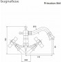 Bugnatese Princeton Ρετρό Μπαταρία Μπιντέ ChromeΚωδικός: 201-844-100 