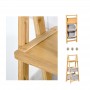 HomCom 838-105 Επιδαπέδια Ραφιέρα Μπάνιου Bamboo με 3 Ράφια 44.5x33x108cm