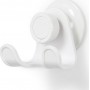 Umbra Flex Gel-Lock Άγκιστρο Μπάνιου Διπλό με Βεντούζα ​8x6cm ΛευκόΚωδικός: 1004434-660 