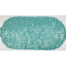 AT100069 Αντιολισθητικό Μπάνιου με Βεντούζες Τιρκουάζ 69x35cm