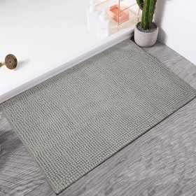 Lino Home Πατάκι Μπάνιου 50x100 Alabama 2500000314 Silver Lino Home Πατάκι Μπάνιου 50x100 Alabama 2500000314 Silver