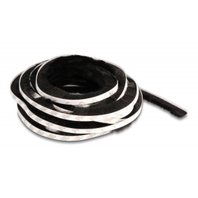 DeLock Αεροστόπ Αυτοκόλλητη Ταινία Παραθύρου με Βούρτσα σε Μαύρο Χρώμα 5mx0.15cm