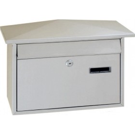 Import Hellas Γραμματοκιβώτιο Εξωτερικού Χώρου Μεταλλικό Νίκελ Ματ 36x8x28.5cm Import Hellas Γραμματοκιβώτιο Εξωτερικού Χώρου Μεταλλικό Νίκελ Ματ 36x8x28.5cm