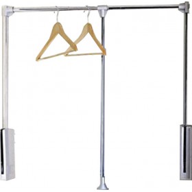 Ergo Ασανσέρ Ντουλάπας Μεταλλικό σε Ασημί Χρώμα 83-115 Ergo Ασανσέρ Ντουλάπας Μεταλλικό σε Ασημί Χρώμα 83-115