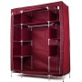 Υφασμάτινη Ντουλάπα 1014 88130Wardrobe Κόκκινη 130x45x175cm