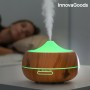 InnovaGoods LED Wooden-Effect Aromatherapy