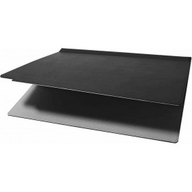 GK Σουμέν Διπλό Δερμάτινο Μαύρο 45x35cm