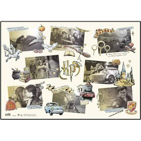Grupo Erik Σουμέν Μονό Πλαστικό Harry Potter Glasses Μπεζ 35x50cm Grupo Erik Σουμέν Μονό Πλαστικό Harry Potter Glasses Μπεζ 35x50cm