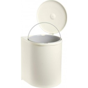 Cyclops Πλαστικός Κάδος Απορριμμάτων Λευκός για Ντουλάπι 13lt