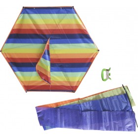 Υφασμάτινος Χαρταετός Εξάγωνος 100x100εκ