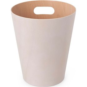 Umbra Ξύλινο Καλάθι Αχρήστων Woodrow 7.5lt Λευκό 23x22.9x28cm Umbra Ξύλινο Καλάθι Αχρήστων Woodrow 7.5lt Λευκό 23x22.9x28cm