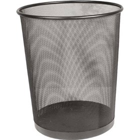 Black Red Μεταλλικό Καλάθι Αχρήστων 20lt Μαύρο Black Red Μεταλλικό Καλάθι Αχρήστων 20lt Μαύρο
