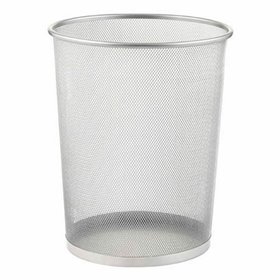 Μεταλλικό Καλάθι Αχρήστων Offishop Ασημί Μεταλλικό Καλάθι Αχρήστων Offishop Ασημί