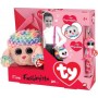 Παιχνιδολαμπάδα Beanie Boos Fashionista Με Τσάντα, Πορτοφόλι Και Χνουδωτό Κλίπ (5 Σχέδια) για 3+ Ετών Ty Beanie