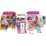 Παιχνιδολαμπάδα Barbie Κινητό Ιατρείο Ασθενοφόρο για 3+ Ετών Mattel