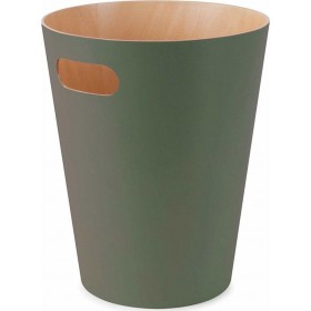 Umbra Ξύλινο Καλάθι Αχρήστων Woodrow 7.5lt Πράσινο 23x22.9x28cm Umbra Ξύλινο Καλάθι Αχρήστων Woodrow 7.5lt Πράσινο 23x22.9x28cm