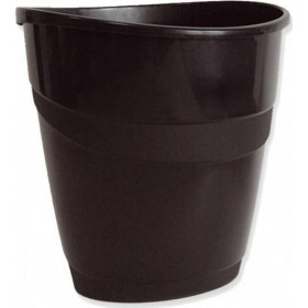 Arda Πλαστικό Καλάθι Αχρήστων Smile 16lt Μαύρο 32x32x30cm Arda Πλαστικό Καλάθι Αχρήστων Smile 16lt Μαύρο 32x32x30cm
