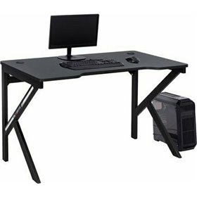 Γραφείο Gaming Odin Ξύλινο με Μεταλλικά Πόδια Μαύρο 120x60x72εκ.Κωδικός: HM8565 