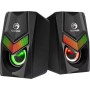 Marvo SG118 Ηχεία Υπολογιστή 2.0 με RGB Φωτισμό και Ισχύ 3W σε Μαύρο Χρώμα