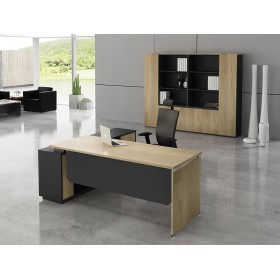 Γωνιακό Επαγγελματικό Γραφείο Project Ξύλινο 180x160x75εκ.Κωδικός: ΕΟ935,R 